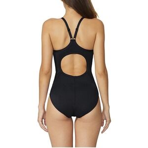 Baleaf Women's Conservative Athletic Racerback One Piece Swimsuit Black Size 38